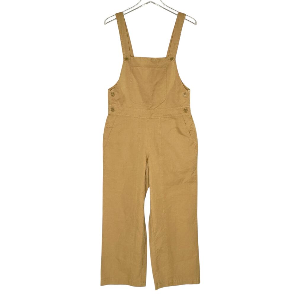 United by Blue S Natural Canvas Overall flax Color Organic Cotton Hemp Blend